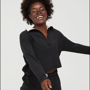 Aerie OTT Fleece Quarterzip Lg